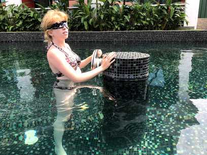 escape room in the pool